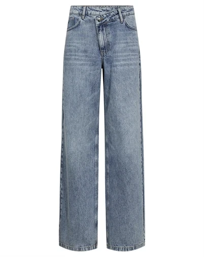Co'Couture - Ruthie CC Asym Wide Jeans - Denim Blue